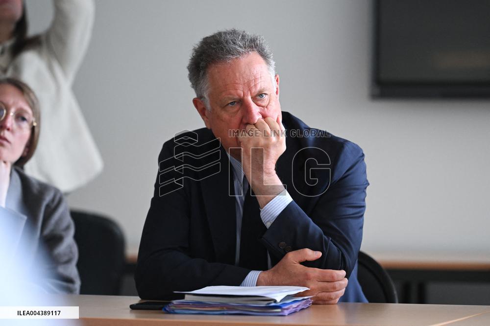 Marcangeli And Ravel Visit Internal Medicine Department At Saint-Antoine Hospital - Paris