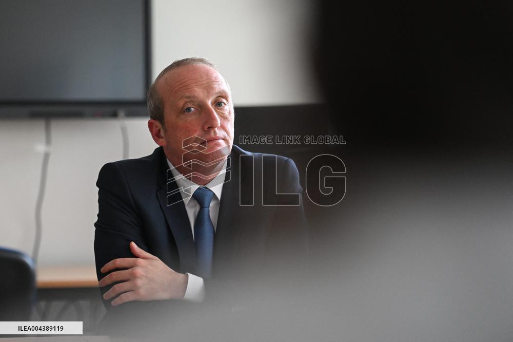 Marcangeli And Ravel Visit Internal Medicine Department At Saint-Antoine Hospital - Paris