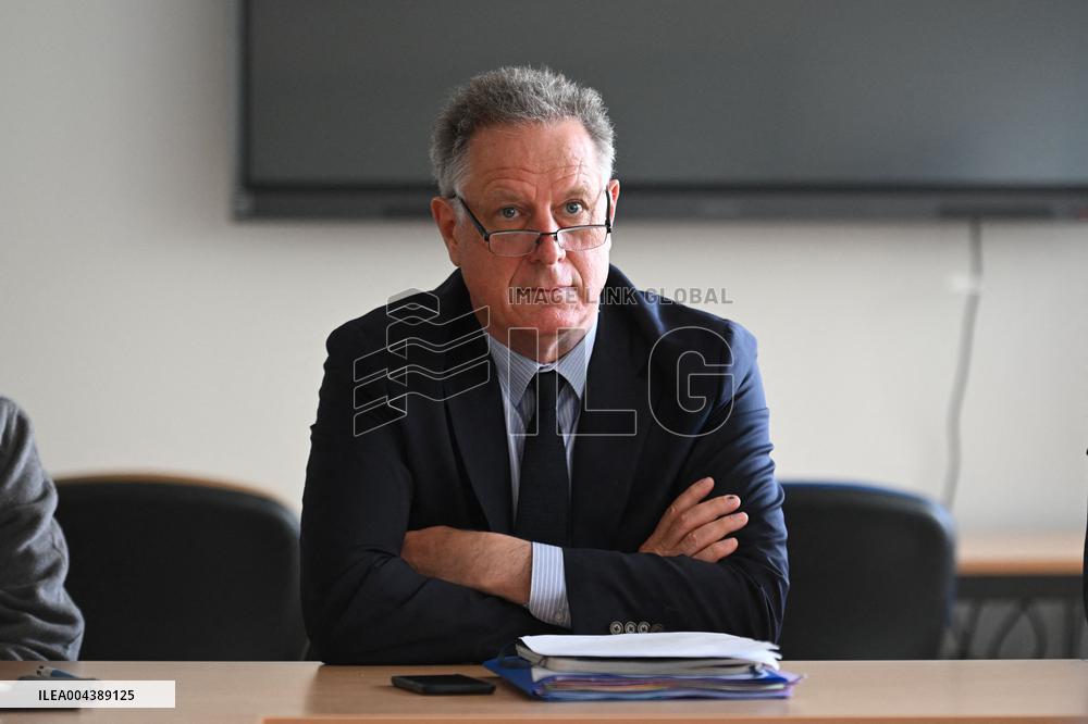 Marcangeli And Ravel Visit Internal Medicine Department At Saint-Antoine Hospital - Paris