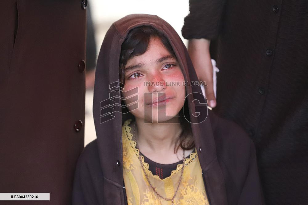 Funeral Of Child Martyr Hassan Munir Hamad - Gaza