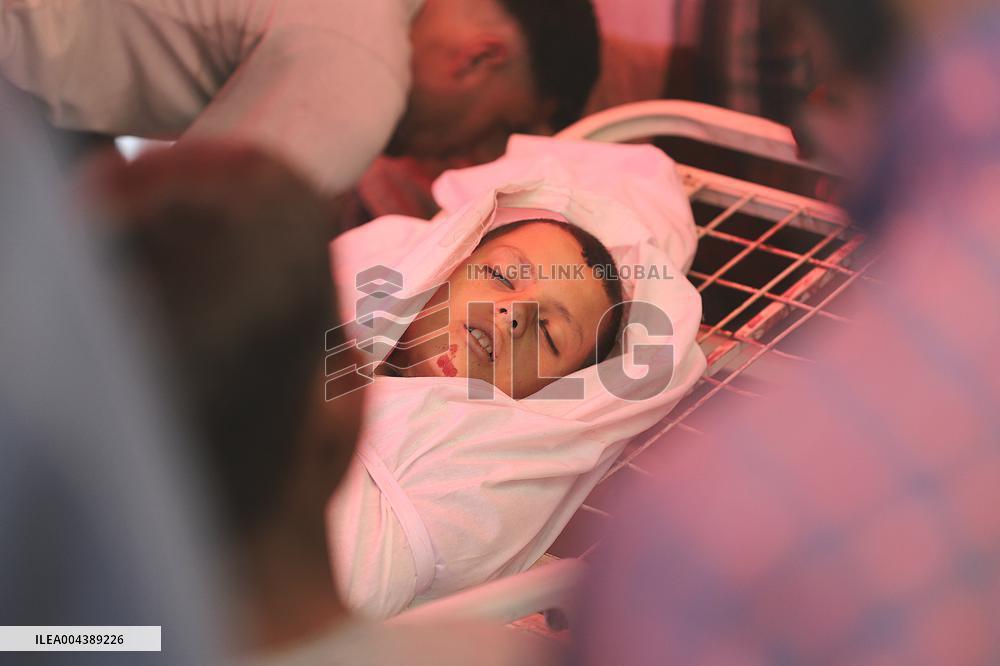 Funeral Of Child Martyr Hassan Munir Hamad - Gaza