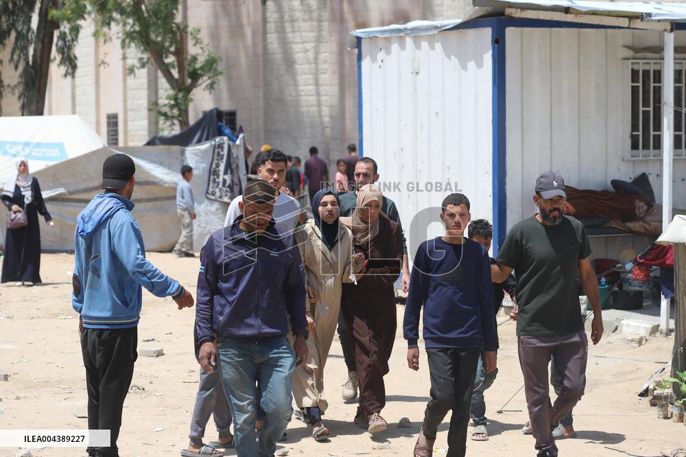 Funeral Of Child Martyr Hassan Munir Hamad - Gaza