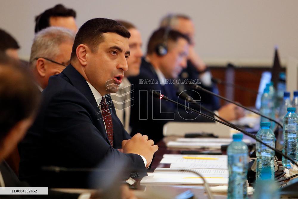 Romanian Far-Right Candidate George Simion - Bucharest