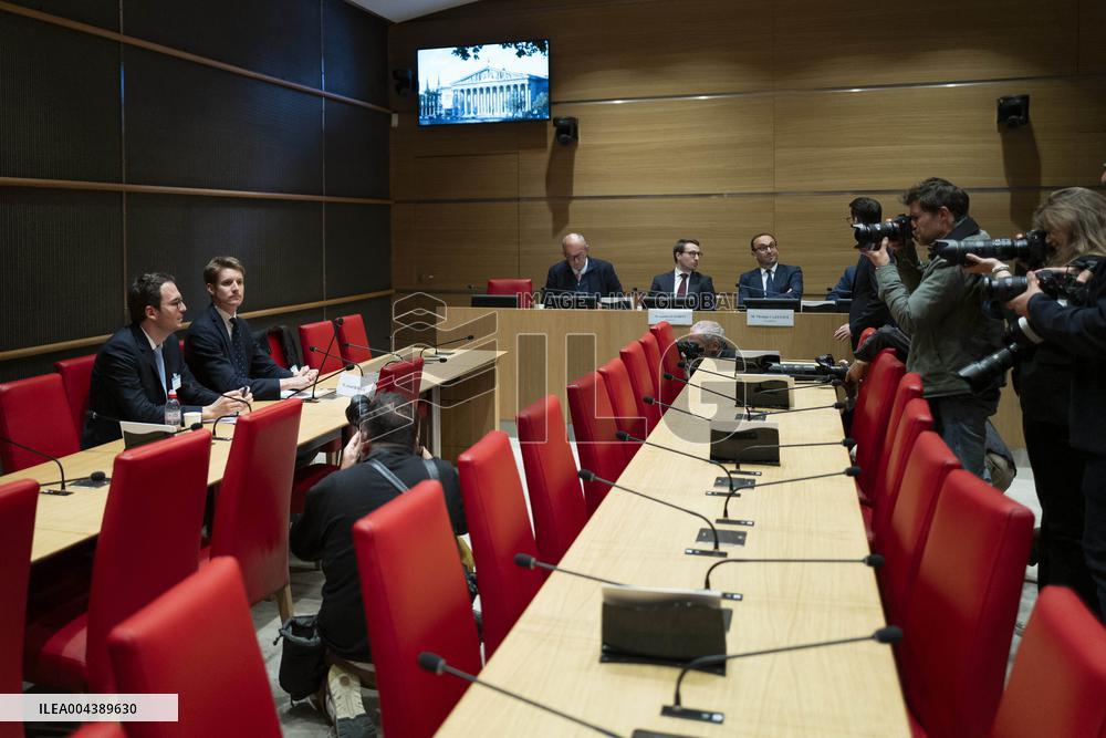 Arnaud Rerolle at French National Assembly - Paris