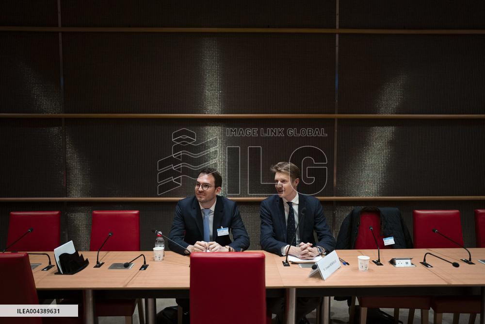 Arnaud Rerolle at French National Assembly - Paris