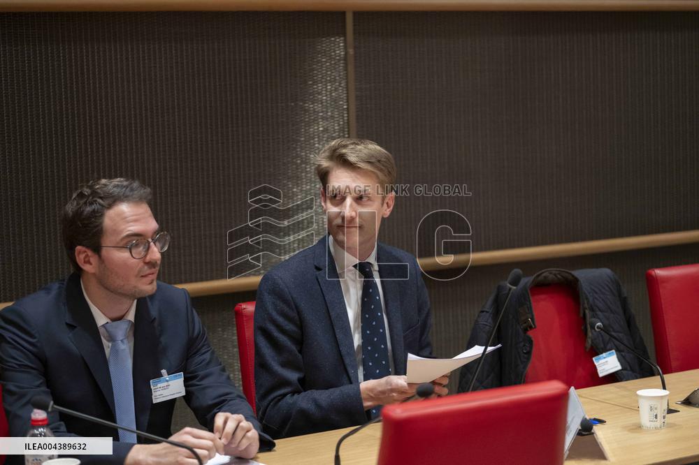 Arnaud Rerolle at French National Assembly - Paris
