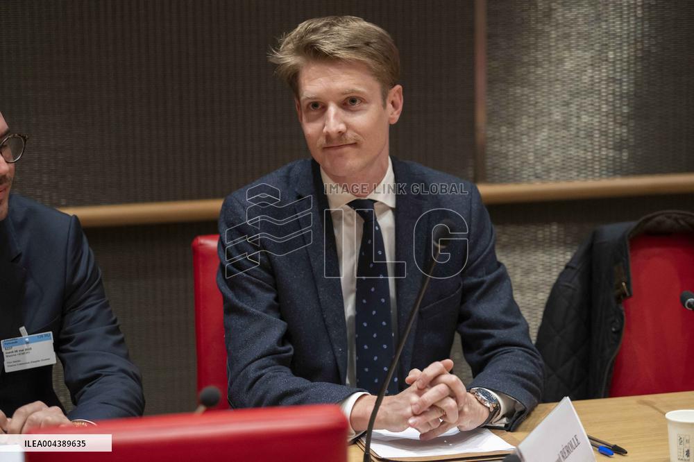 Arnaud Rerolle at French National Assembly - Paris