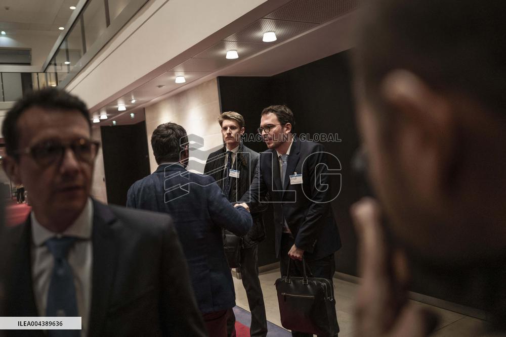 Arnaud Rerolle at French National Assembly - Paris
