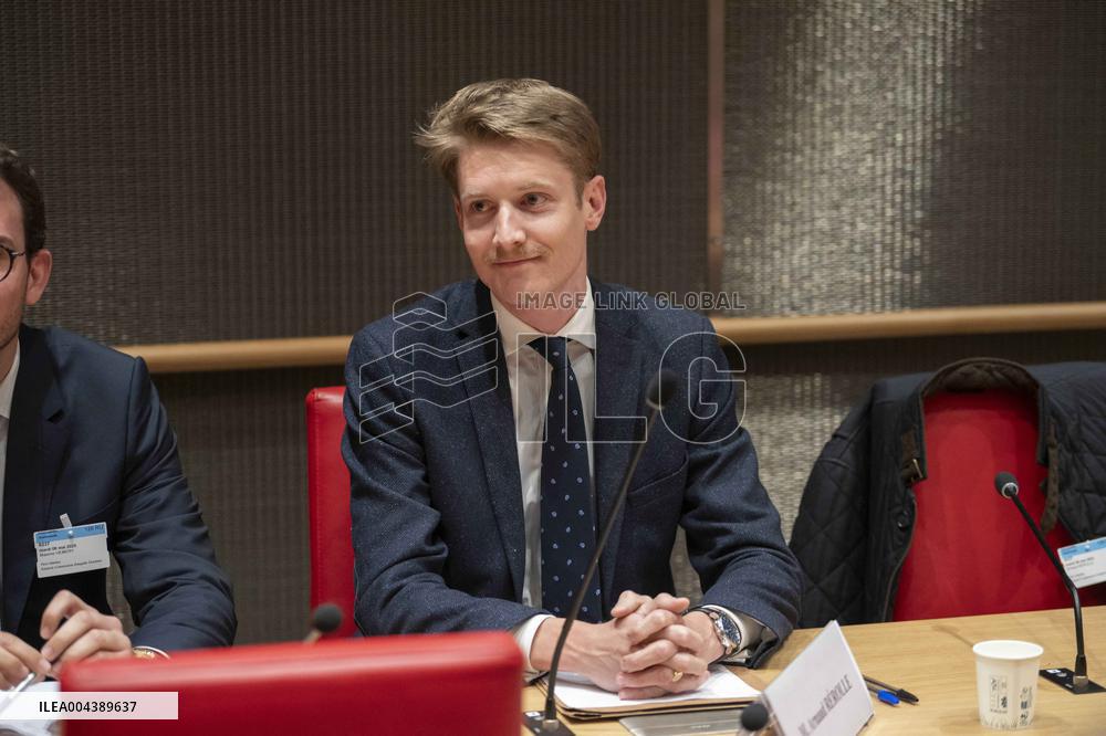 Arnaud Rerolle at French National Assembly - Paris