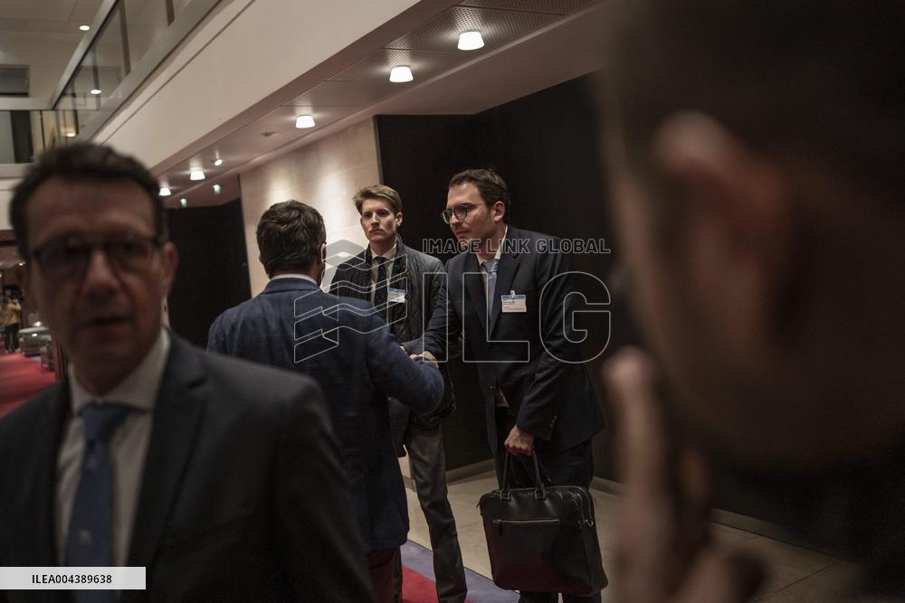Arnaud Rerolle at French National Assembly - Paris