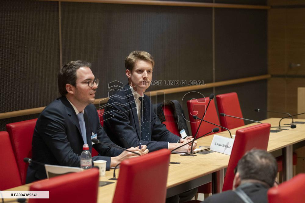 Arnaud Rerolle at French National Assembly - Paris