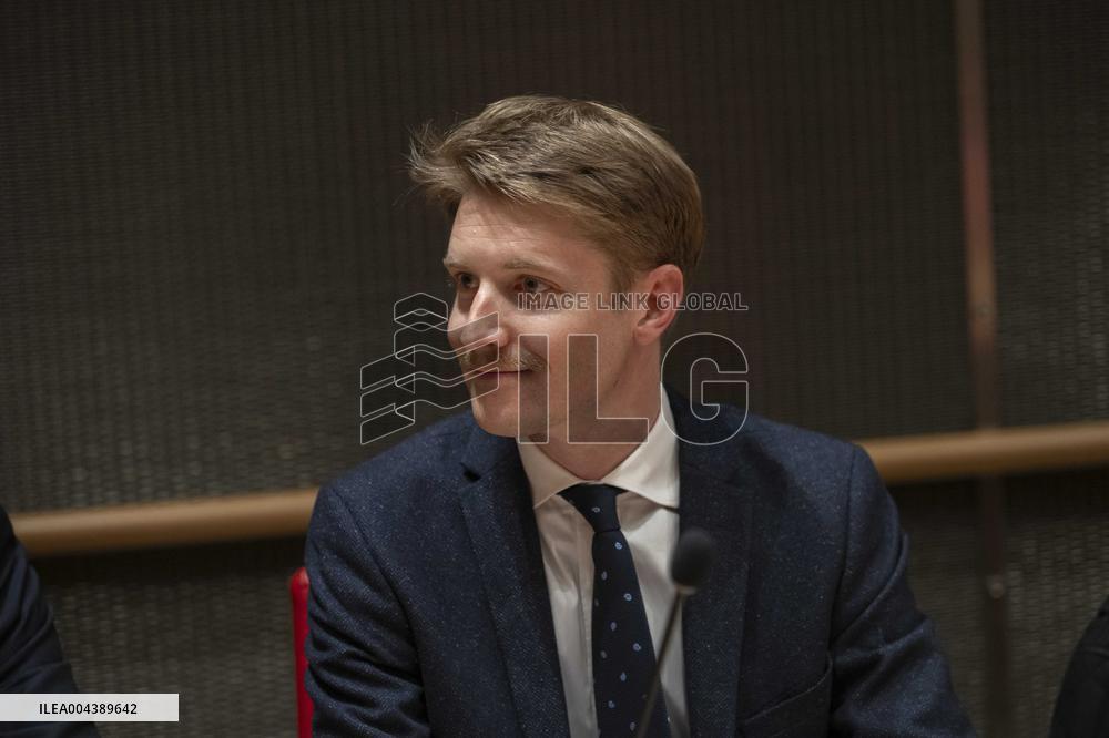 Arnaud Rerolle at French National Assembly - Paris