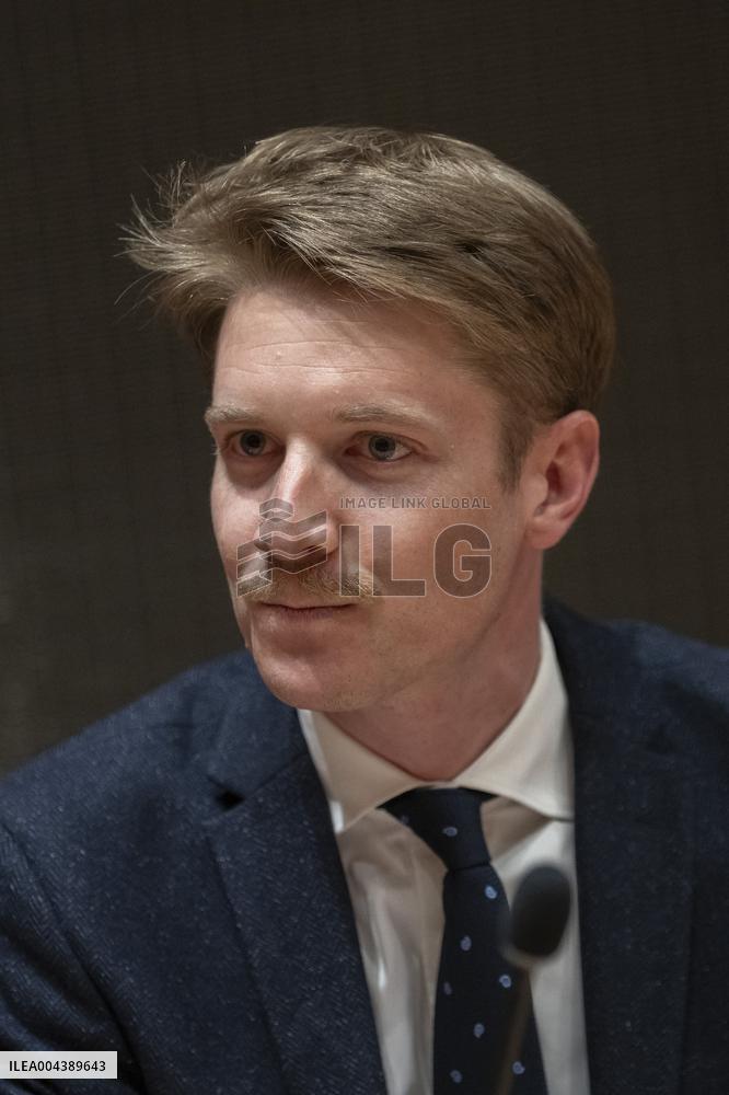 Arnaud Rerolle at French National Assembly - Paris