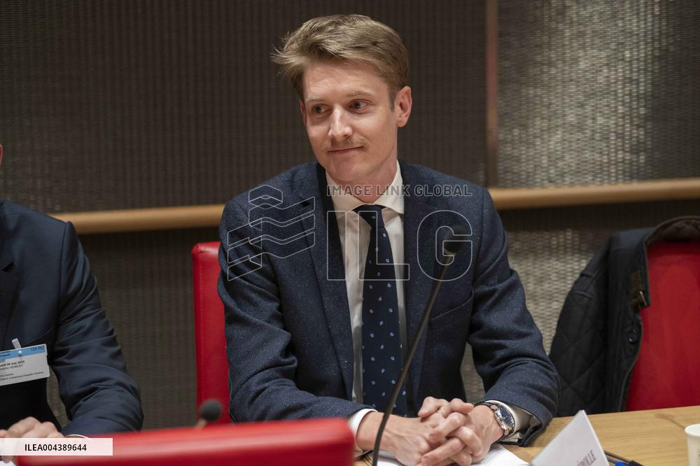 Arnaud Rerolle at French National Assembly - Paris