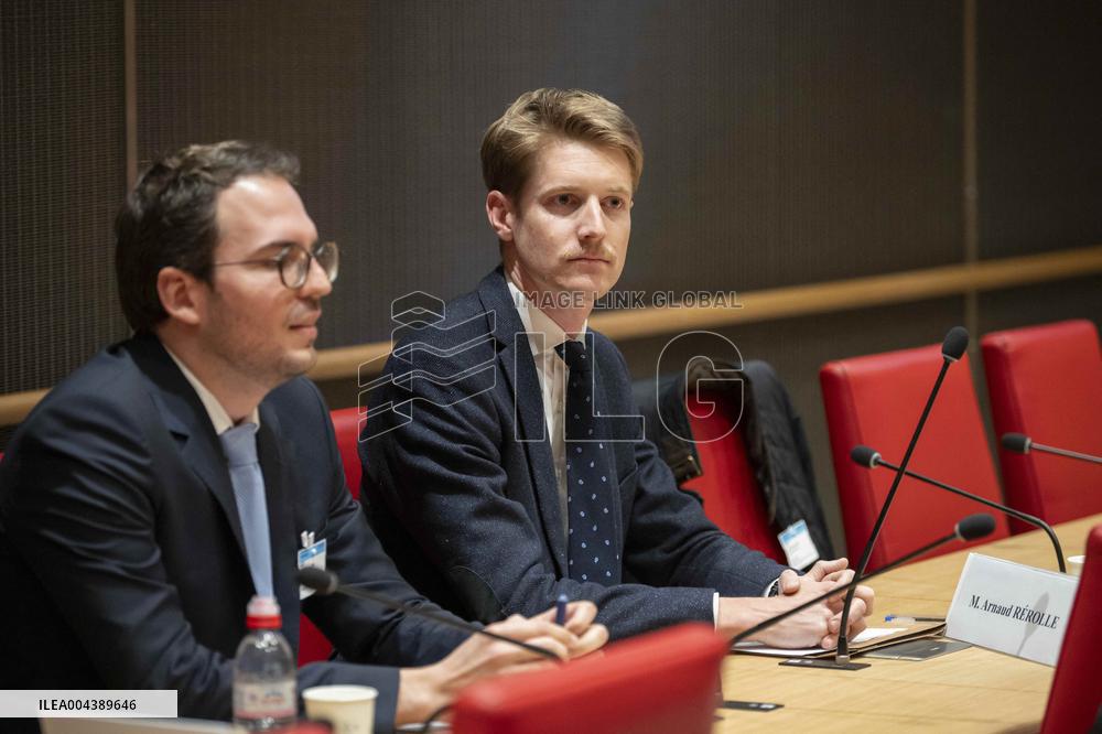 Arnaud Rerolle at French National Assembly - Paris