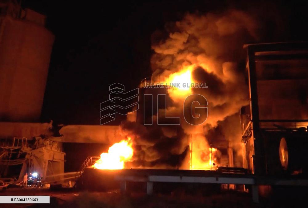 Israeli Airstrike In Hodeidah - Yemen