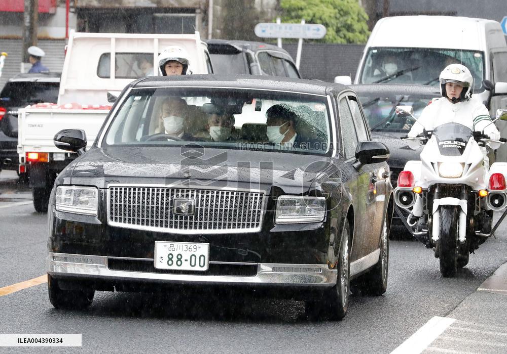 Japan's ex-emperor hospitalized for heart checkup