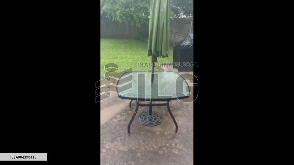 US: Thunderstorm Brings Intense Hail, Heavy Rain to Dallas-Fort Worth