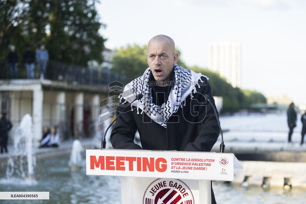 Melenchon Rallies Against Dissolution Threats - Paris