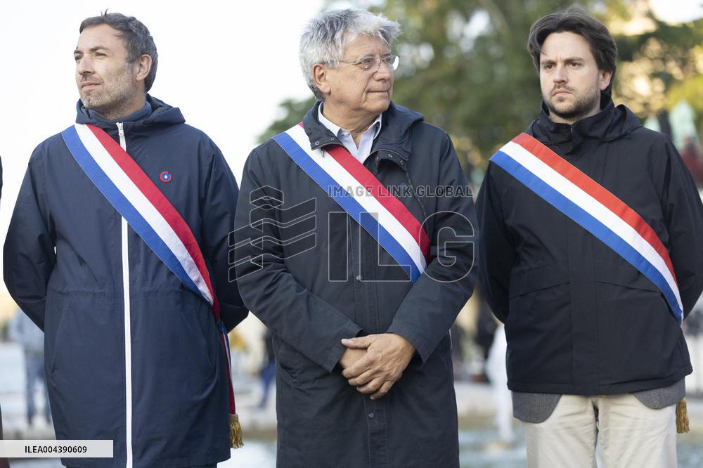 Melenchon Rallies Against Dissolution Threats - Paris