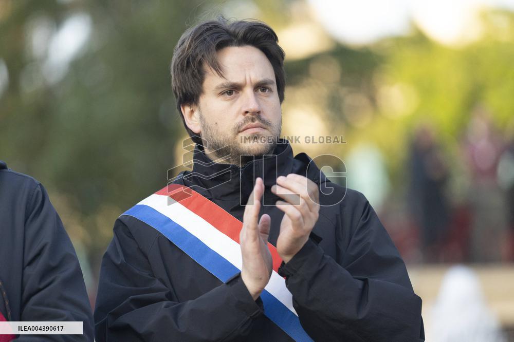 Melenchon Rallies Against Dissolution Threats - Paris