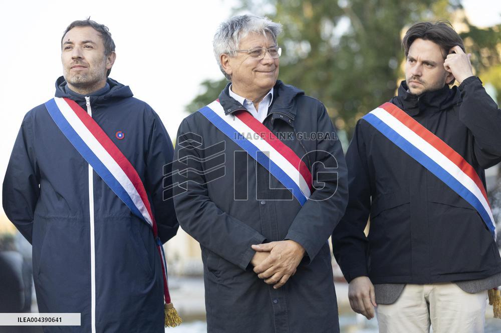 Melenchon Rallies Against Dissolution Threats - Paris