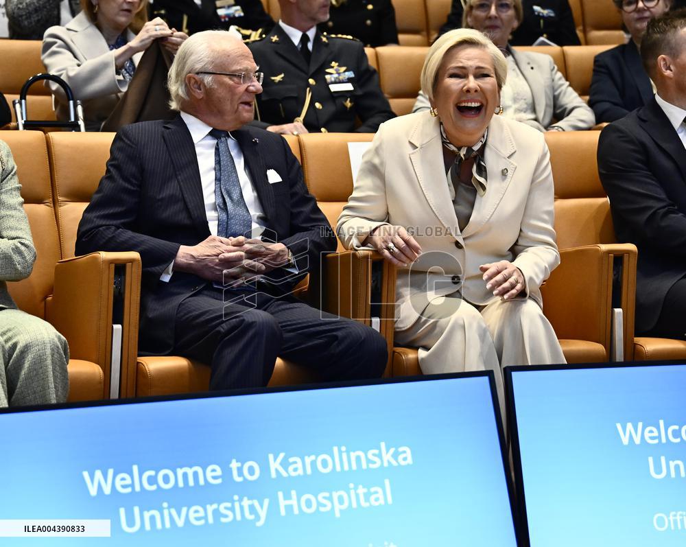 SWEDEN STATE VISIT FROM ICELAND KAROLINSKA