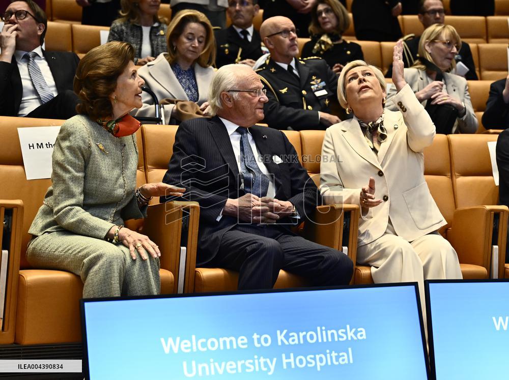 SWEDEN STATE VISIT FROM ICELAND KAROLINSKA