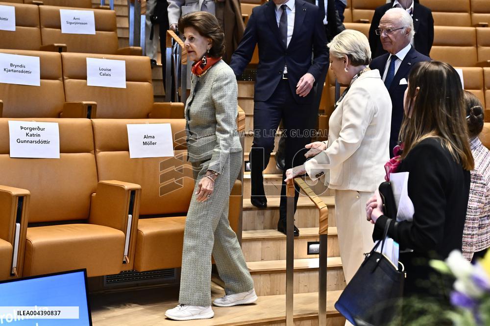 SWEDEN STATE VISIT FROM ICELAND KAROLINSKA