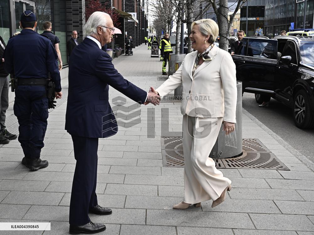 SWEDEN STATE VISIT FROM ICELAND KAROLINSKA