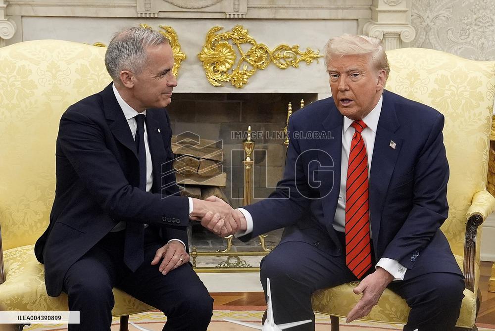 Mark Carney Meets Donald Trump - Washington