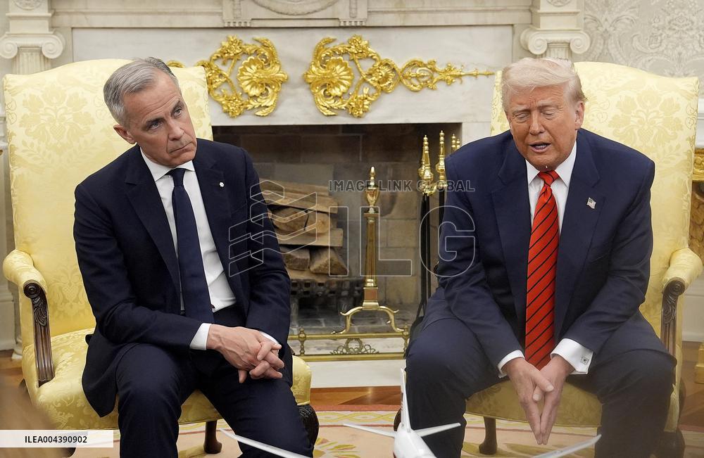 Mark Carney Meets Donald Trump - Washington