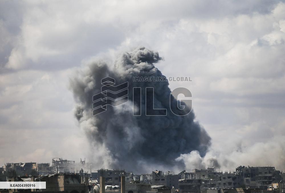 Gaza City Under Israeli Airstrikes - Gaza