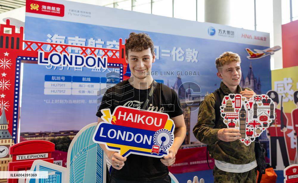 Haikou London Passenger Route Opened