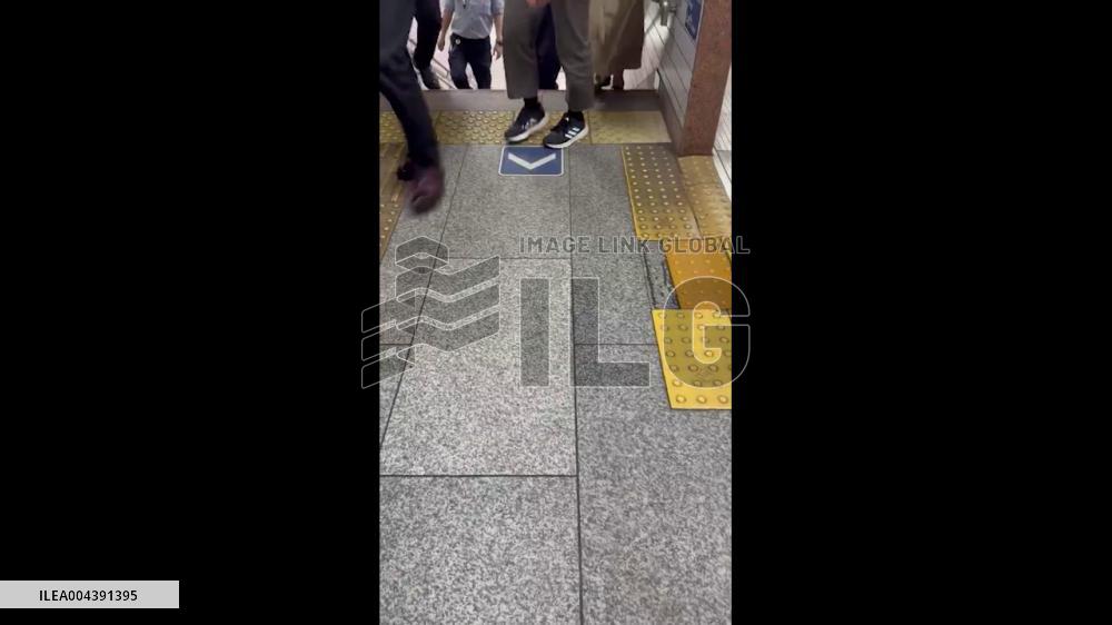 Japan: Two Men Injured After Man Wields Knife at Tokyo Subway Station