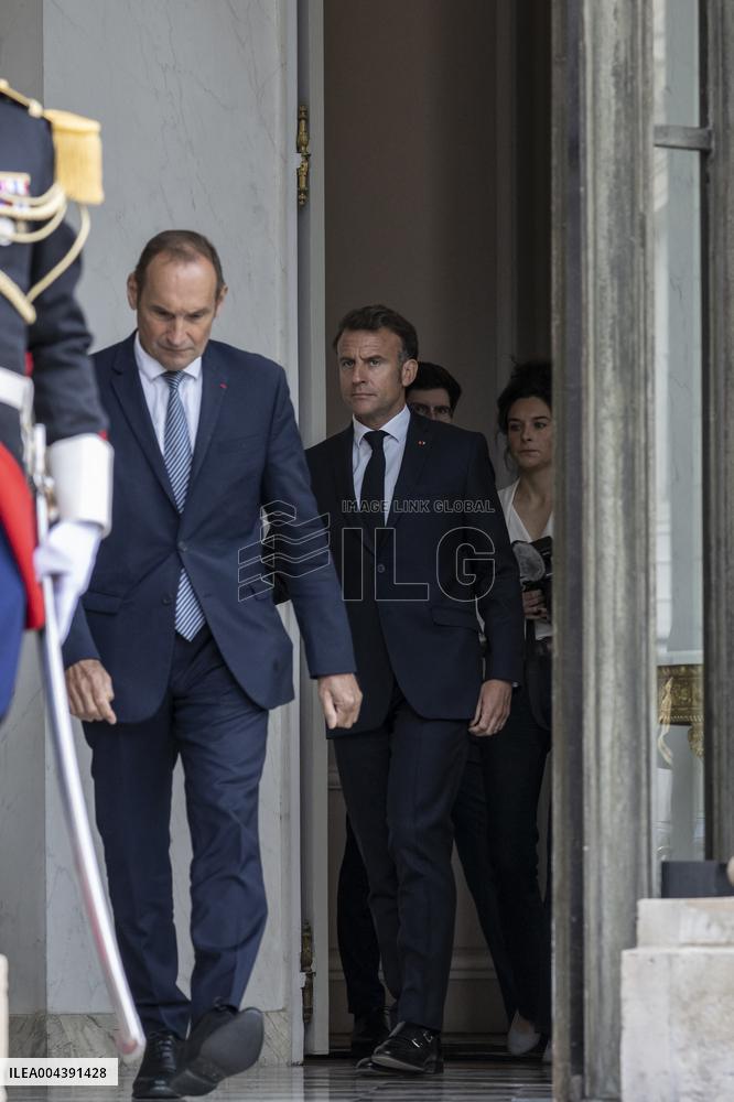 President Macron Meets Chancellor Merz - Paris