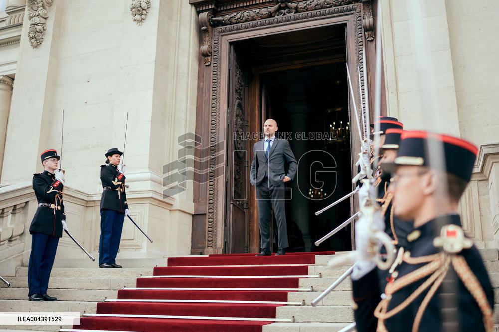 Jean-Noel Barrot receives his German counterpart Johann Wadephul - Paris AJ