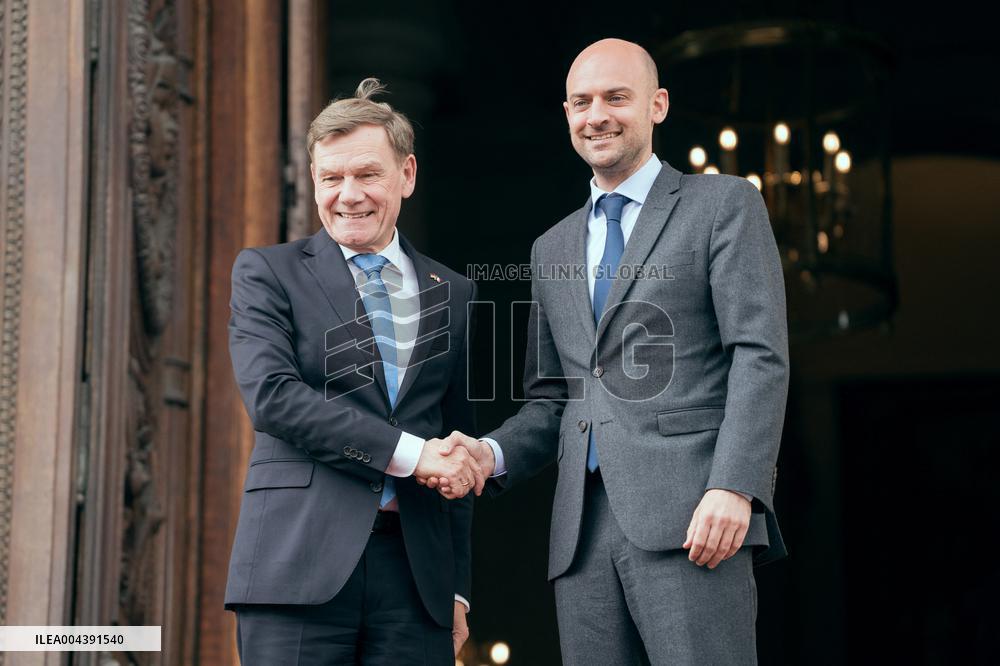 Jean-Noel Barrot receives his German counterpart Johann Wadephul - Paris AJ