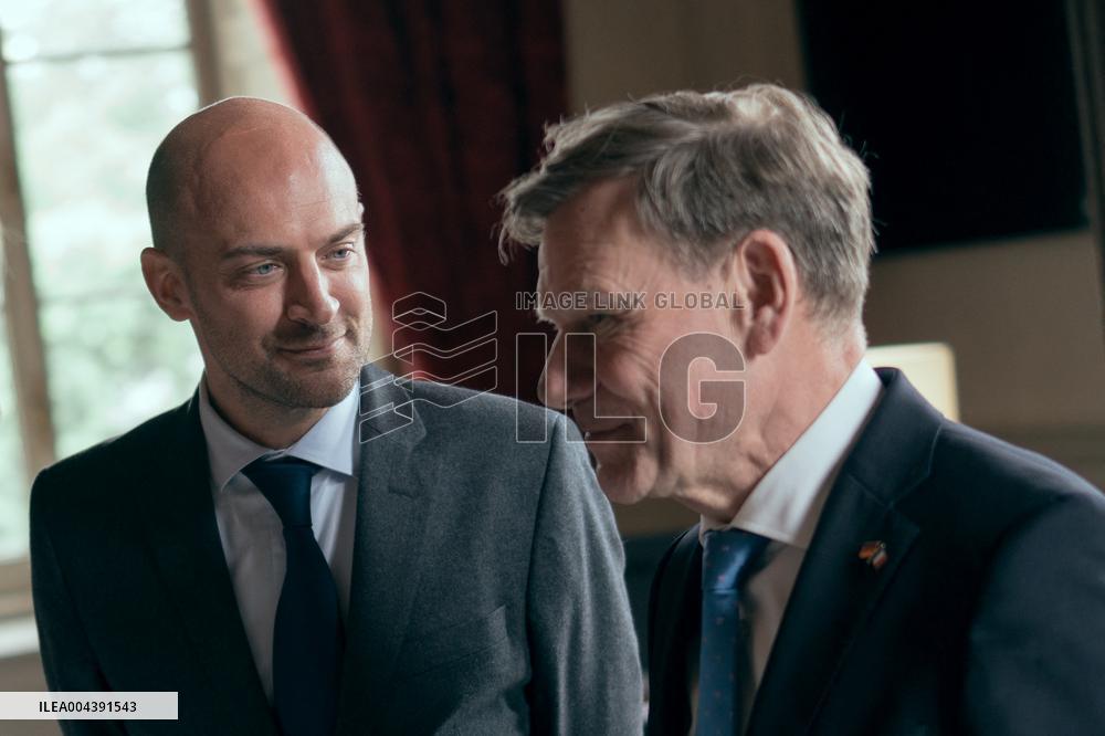 Jean-Noel Barrot receives his German counterpart Johann Wadephul - Paris AJ
