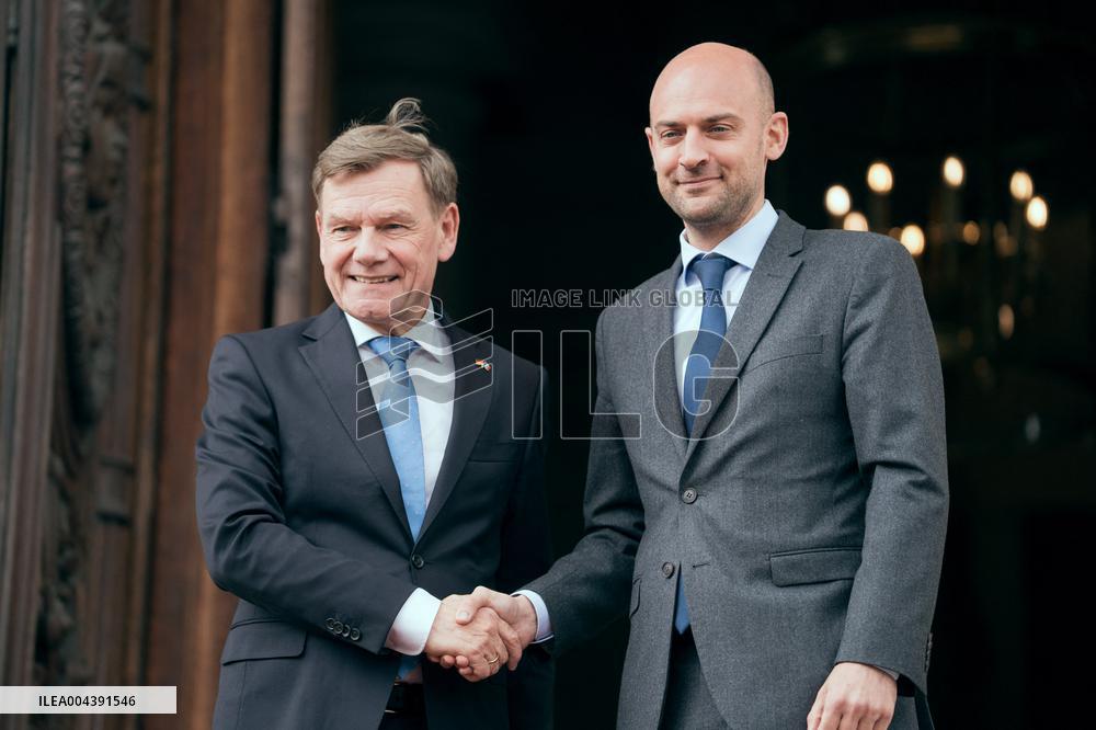 Jean-Noel Barrot receives his German counterpart Johann Wadephul - Paris AJ