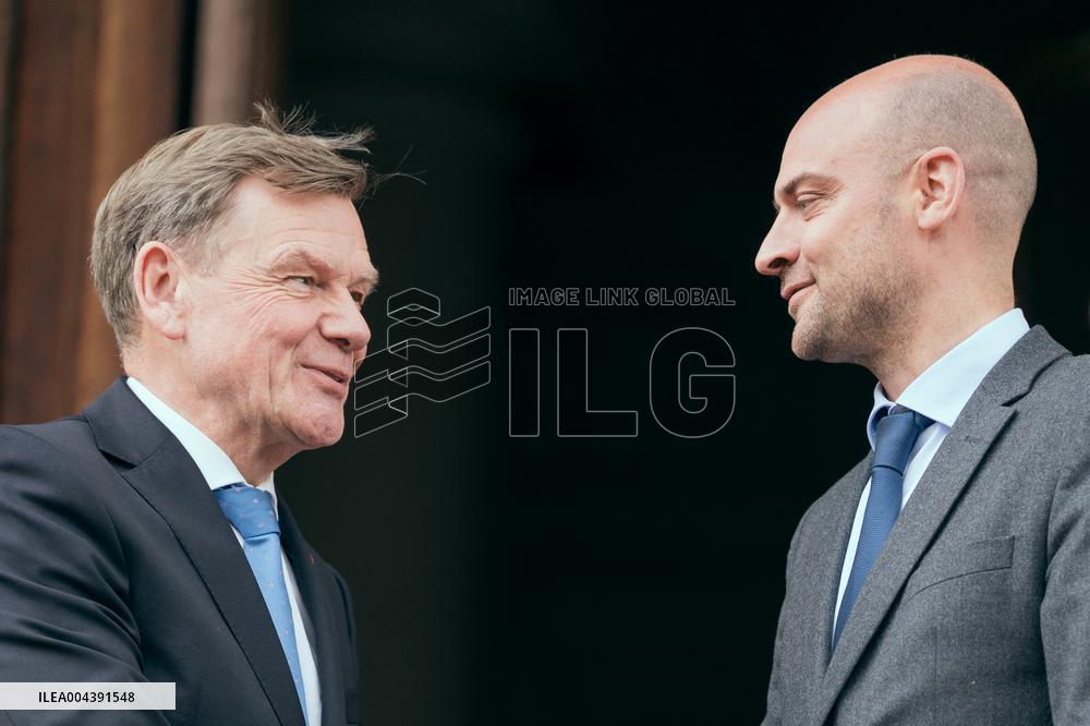 Jean-Noel Barrot receives his German counterpart Johann Wadephul - Paris AJ