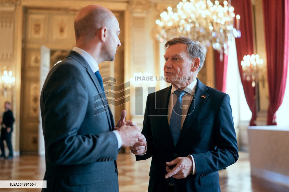 Jean-Noel Barrot receives his German counterpart Johann Wadephul - Paris AJ