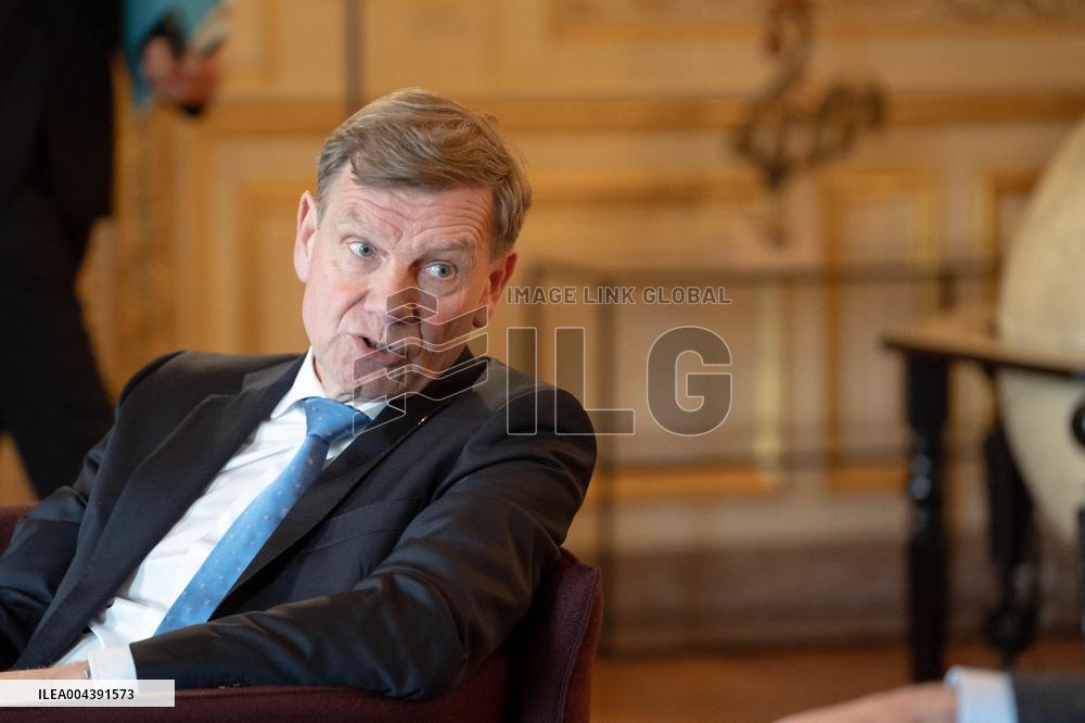Jean-Noel Barrot receives his German counterpart Johann Wadephul - Paris AJ