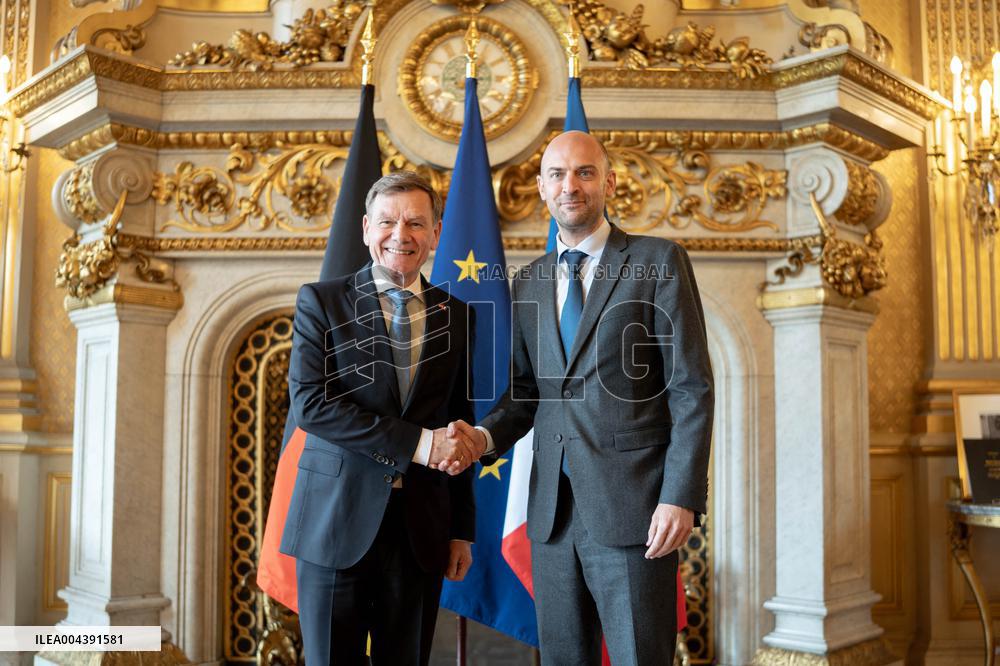 Jean-Noel Barrot receives his German counterpart Johann Wadephul - Paris AJ