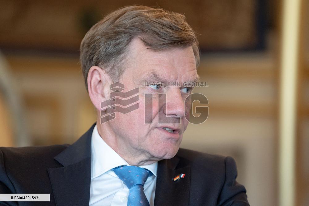 Jean-Noel Barrot receives his German counterpart Johann Wadephul - Paris AJ