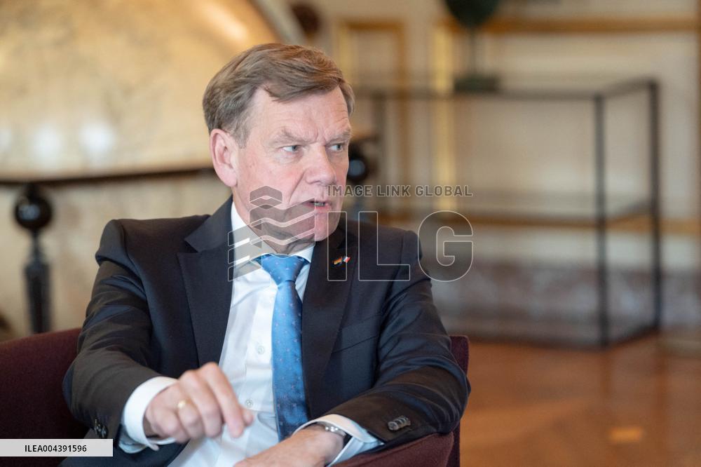 Jean-Noel Barrot receives his German counterpart Johann Wadephul - Paris AJ