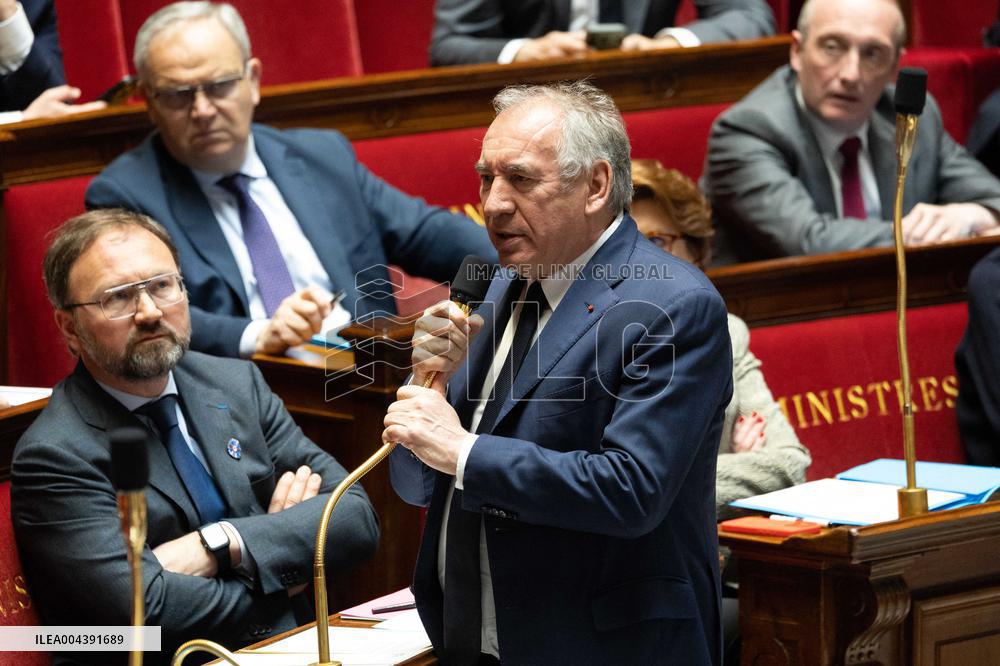 Questions to the government at the National Assembly - Paris