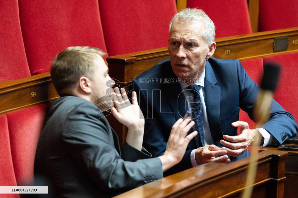 Questions to the government at the National Assembly - Paris