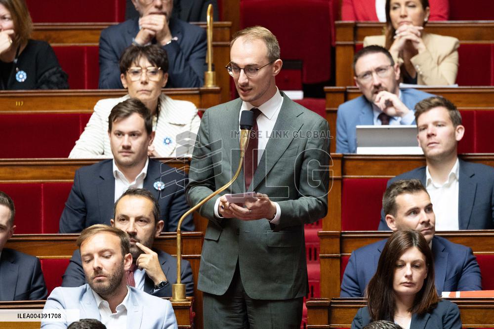 Questions to the government at the National Assembly - Paris