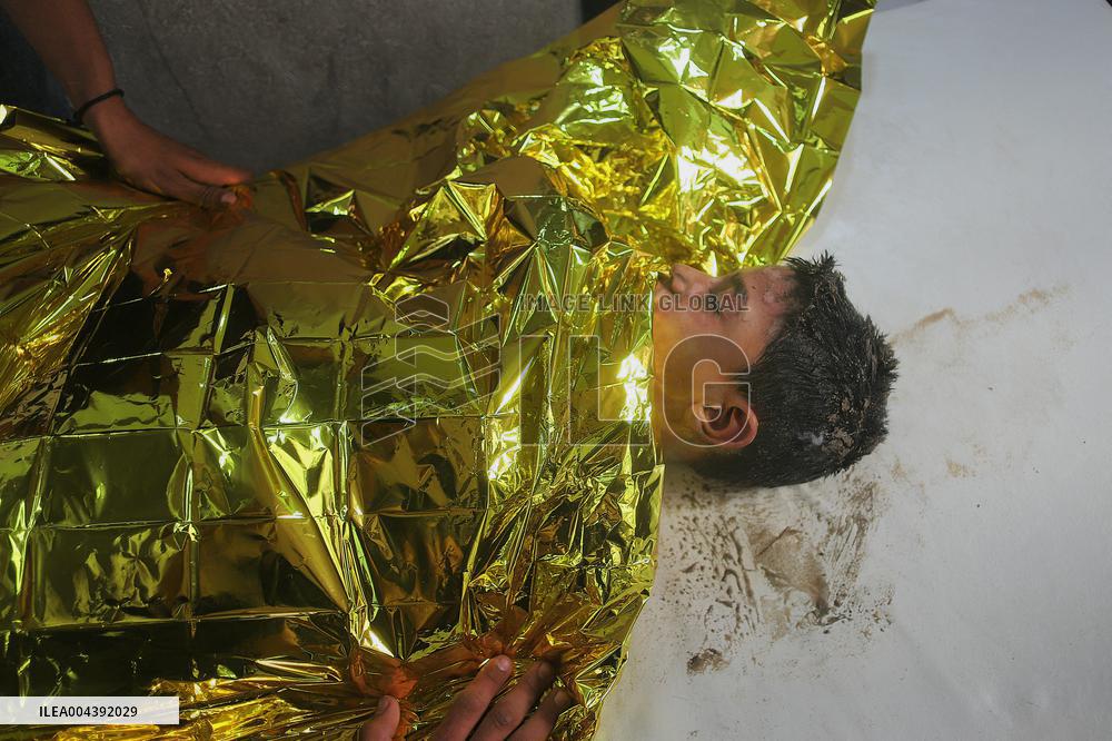 Victims of The Israeli Bombing - Gaza